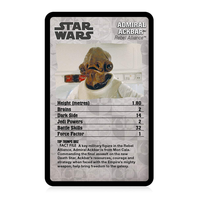 Top Trumps Star Wars Episodes 4-6 Specials Card Game, Play with Luke Skywalker, Darth Vader, Emperor Palpatine and Obi-Wan Kenobi, Educational for 2 plus players makes a great gift for ages 6 plus