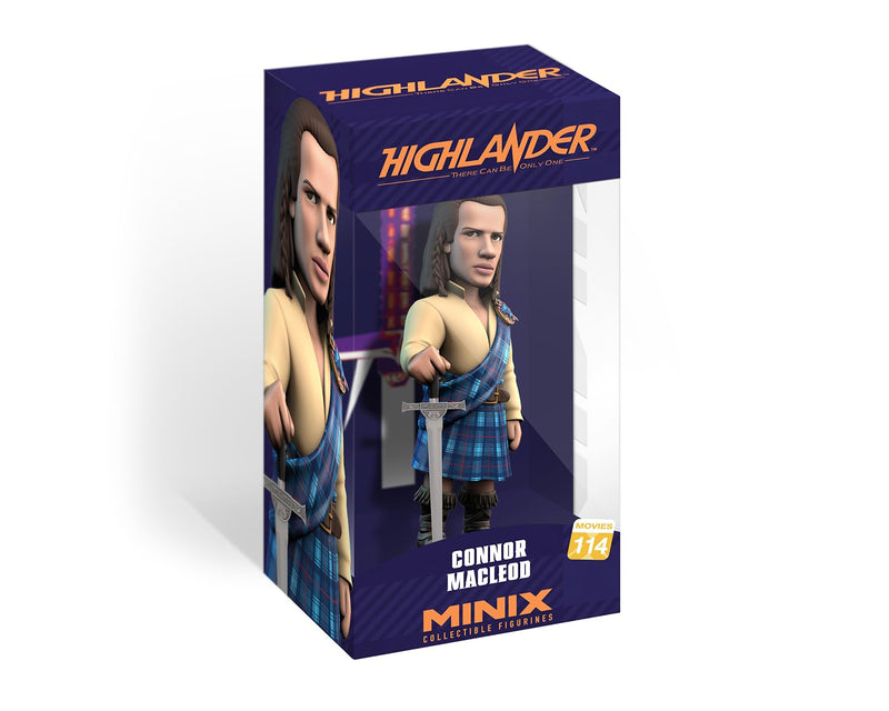 MINIX Bandai Connor Macleon Model | Collectable Connor Figure From the Highlander Film | Bandai Highlander Toys Range | Collect Your Favourite Figures From The Movie | Highlander Merchandise