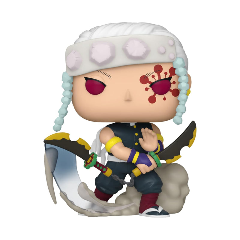 Funko POP! Animation: Demon Slayer - Tengen Uzui - 1/6 Odds for Rare Chase Variant - Metallic - Collectable Vinyl Figure - Gift Idea - Official Merchandise - Toys for Kids & Adults - Anime Fans