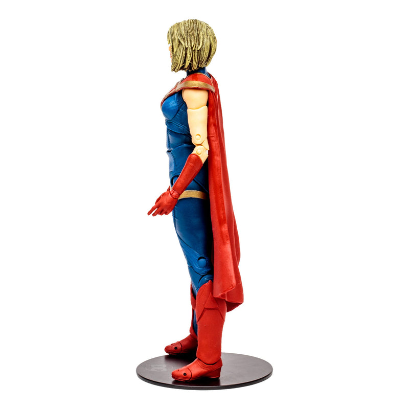 McFarlane Toys, DC Comic 7-inch Supergirl Action Figure with 22 Moving Parts, Collectible DC Injustice 2 Video Game Figure with Stand Base, Comic and Unique Collectible Character Card – Ages 12+