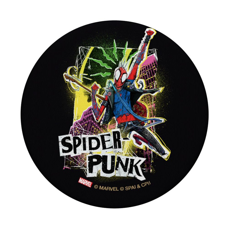 Marvel Spider-Man: Across the Spider-Verse Spider-Punk Pose PopSockets Swappable PopGrip