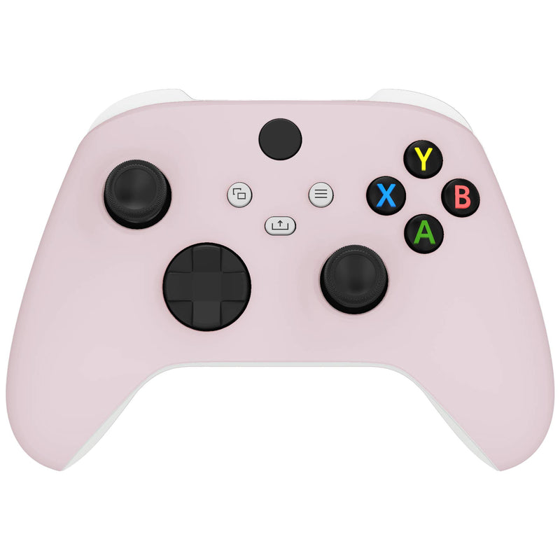 eXtremeRate Side Rails Grips Shell for Xbox Series X & S Controller, Cherry Blossoms Pink Custom Accessories Back Panels Faceplate for Xbox Core Wireless Controller [Controller NOT Included]