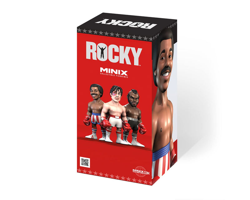 MINIX Bandai Rocky Apollo Creed Model | Collectable Apollo Figure From The Rocky Films | Bandai Rocky Toys Range | Collect Your Favourite Rocky Figures From The Movies | Rocky Movie Merchandise