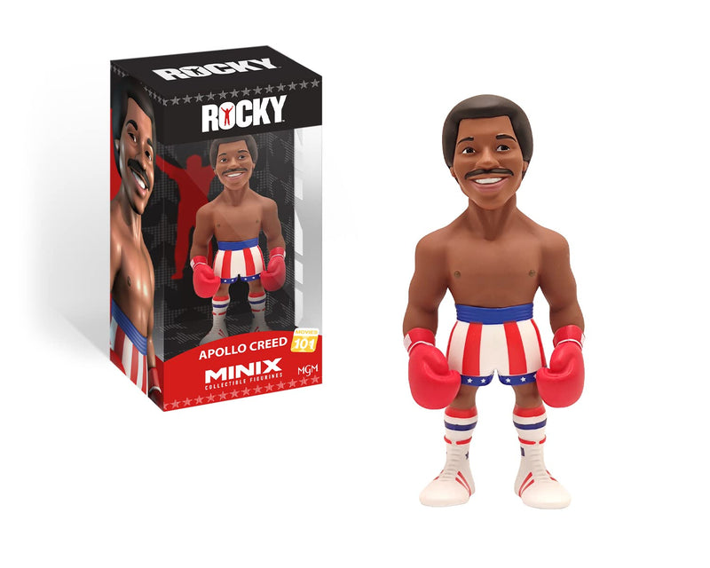 MINIX Bandai Rocky Apollo Creed Model | Collectable Apollo Figure From The Rocky Films | Bandai Rocky Toys Range | Collect Your Favourite Rocky Figures From The Movies | Rocky Movie Merchandise