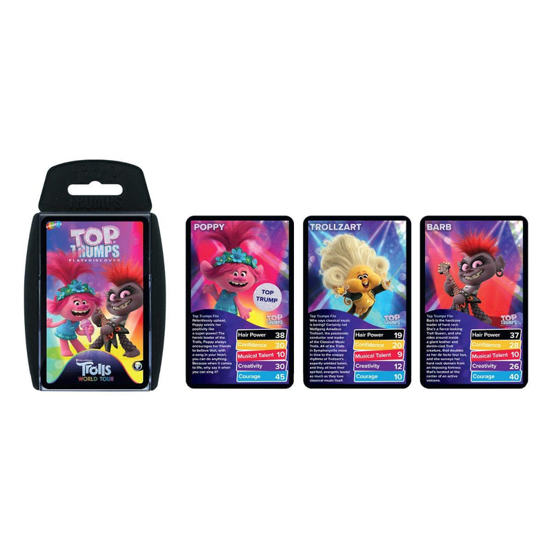 Trolls 2 Top Trumps Card Game