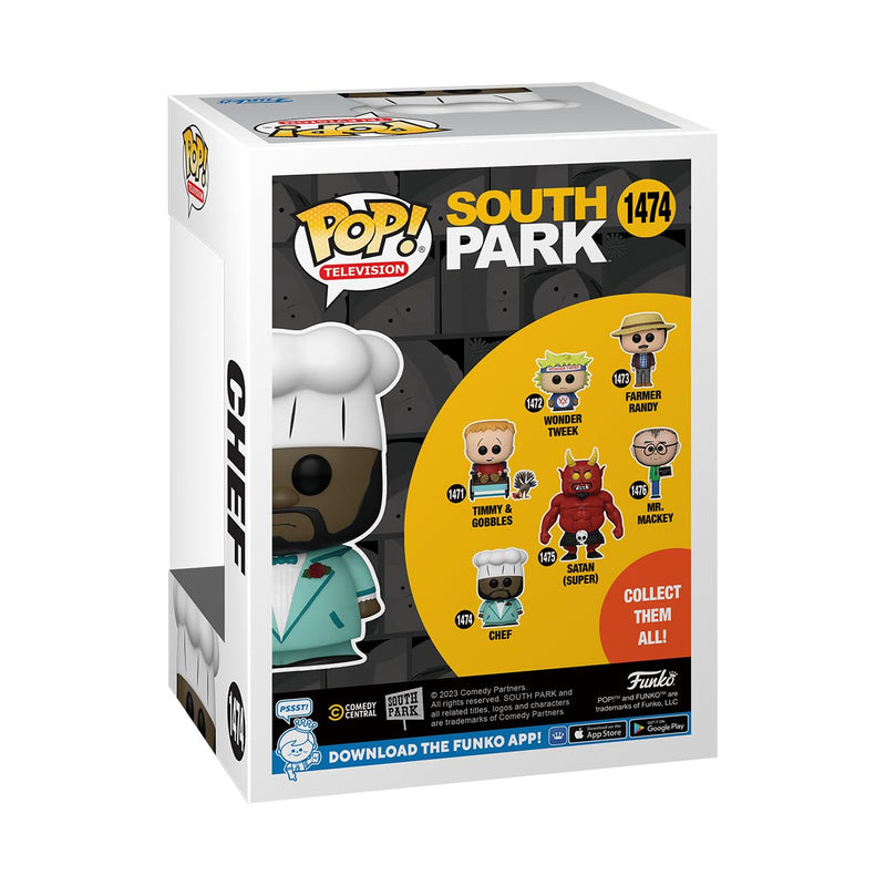 Funko Pop! TV: South Park - Chef In Suit - Collectable Vinyl Figure - Gift Idea - Official Merchandise - Toys for Kids & Adults - Cartoons Fans - Model Figure for Collectors and Display