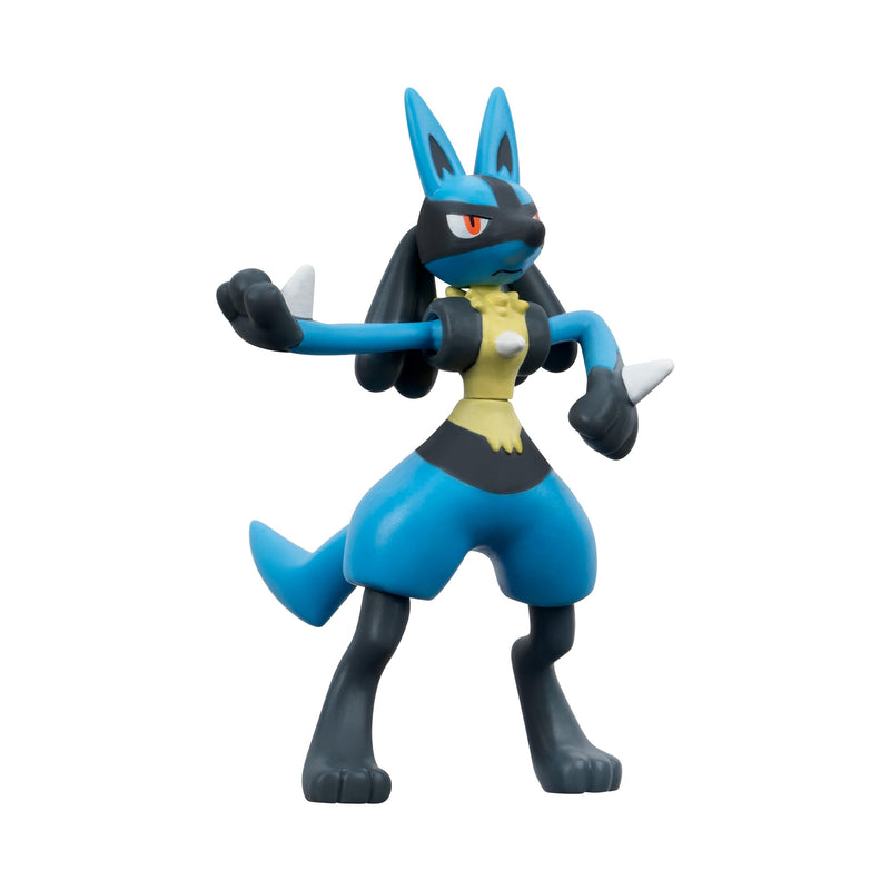 Pokémon Battle Figure 3 Pack - Features 2-Inch Snivy and Pawmi and 3-Inch Lucario Battle Figures