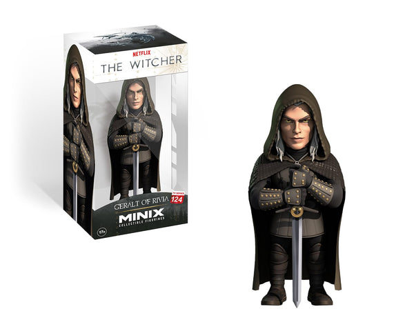 MINIX Bandai The Witcher Geralt The Witcher Model | Collectable Geralt Of Rivia Figure | Bandai The Witcher Toys Range | Collect Your Favourite Witcher Figures | The Witcher Merchandise