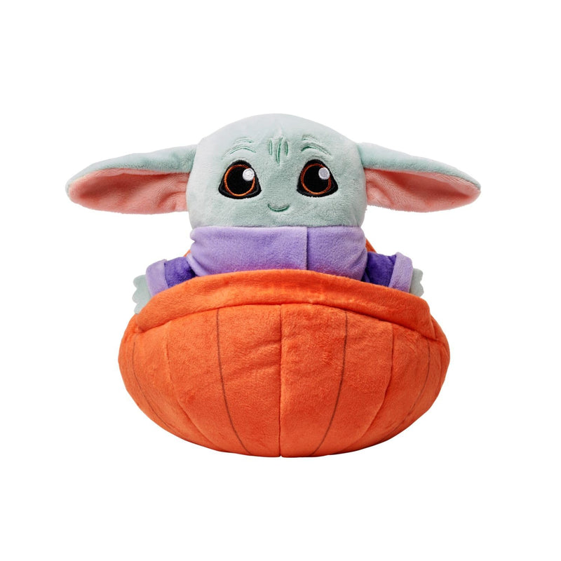 Grogu Plush in Pumpkin Shell – Star Wars: The Mandalorian – Small 8''