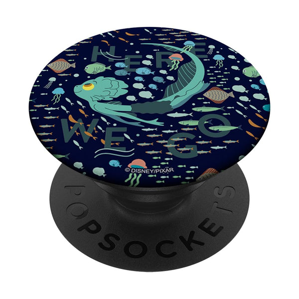 Disney Pixar Luca Here We Go Under Sea Swimmer PopSockets Swappable PopGrip