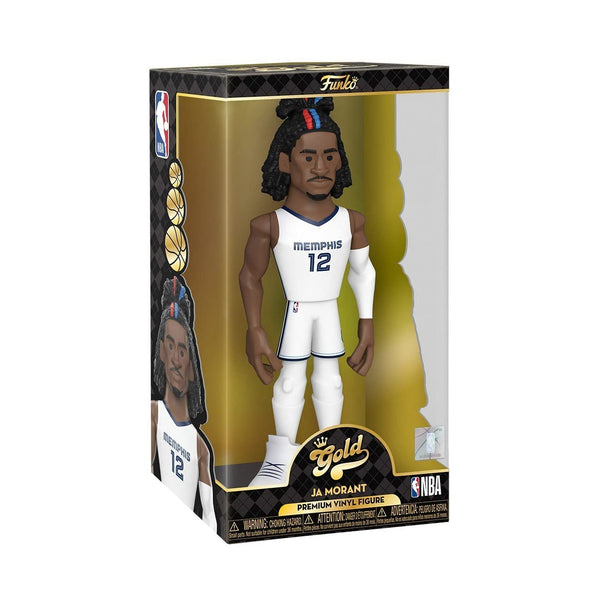 Funko Vinyl Gold 12": NBA - Ja Morant - 1/6 Odds for Rare Chase Variant - Collectable Vinyl Action Figure - Birthday Gift Idea - Official Merchandise - Ideal Toy for Sports Fans - for Your Collection