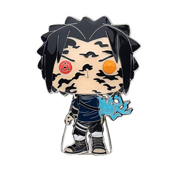 Funko Loungefly POP! Enamel Pins: Naruto - Sasuke Uchiha Curse - Cute Collectable Novelty Brooch - for Backpacks & Bags - Gift Idea - Official Merchandise - Anime Fans