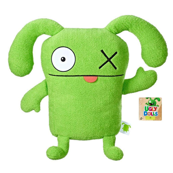 Hasbro E4675ES0 Ugly Dolls OX The Charismatic Leader Plush (E4675EU4) UglyDolls Super Cuddly, Approx. 45 cm Tall, Multicoloured