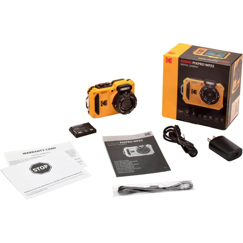 Kodak PIXPRO WPZ2 Rugged Camera 16MP 4x Zoom 2.7LCD FHD Wtprf 15m