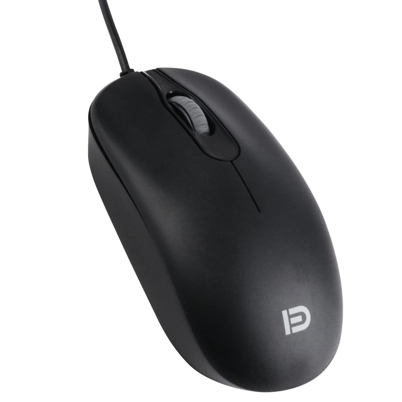 SGIN Basics 3-Button USB Optical Mouse, Compatible with Windows PC, Laptop, Desktop