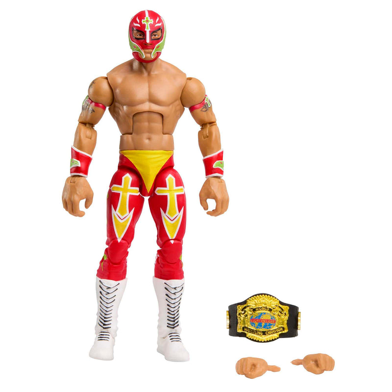 Mattel WWE Action Figures | WWE Elite Rey Mysterio Figure with Accessories | Collectible Gifts, HKN82