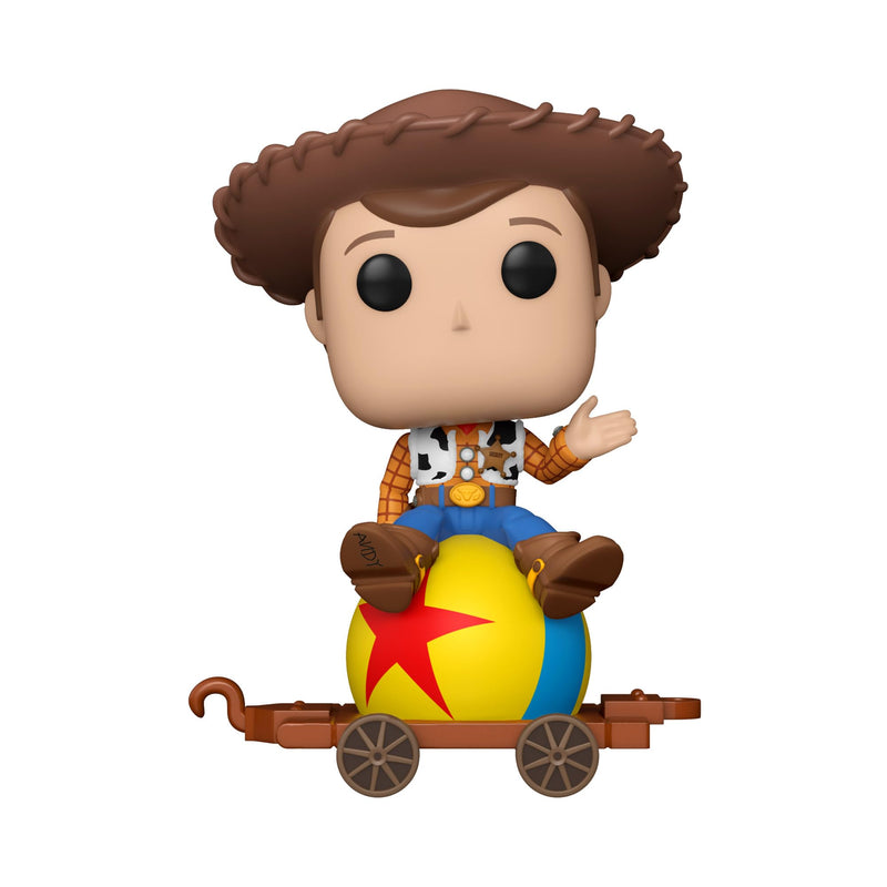 Funko Pop! Trains: Disney 100 - Woody - Disney Pixar: Toy Story - Amazon Exclusive - Collectable Vinyl Figure - Gift Idea - Official Merchandise - Toys for Kids & Adults - Movies Fans