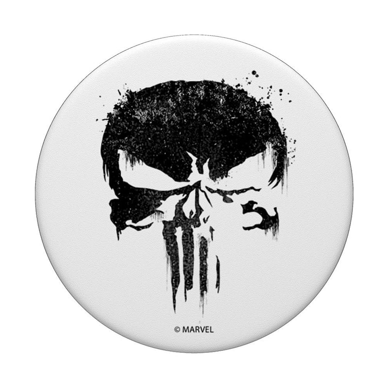 Marvel Punisher Black Out Skull PopSockets Swappable PopGrip