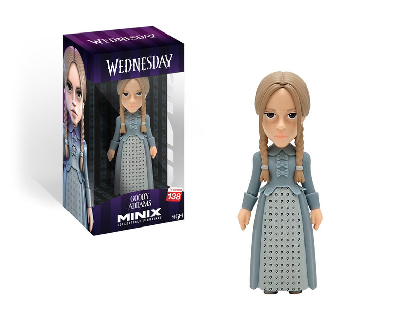 MINIX Bandai Goody Addams Model | Collectable Goody Figure from the Wednesday TV Series | Bandai Wednesday Toys Range | Collect Your Favourite Wednesday Figures From The Series