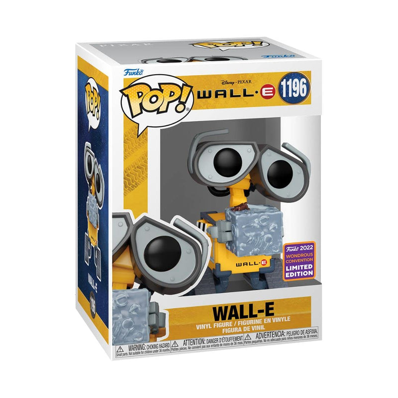 Funko POP! Disney - Wall-E With Compacted Cube Of Rubbish - Amazon Exclusive - Collectable Vinyl Figure - Gift Idea - Official Merchandise - Toys for Kids & Adults - Movies Fans