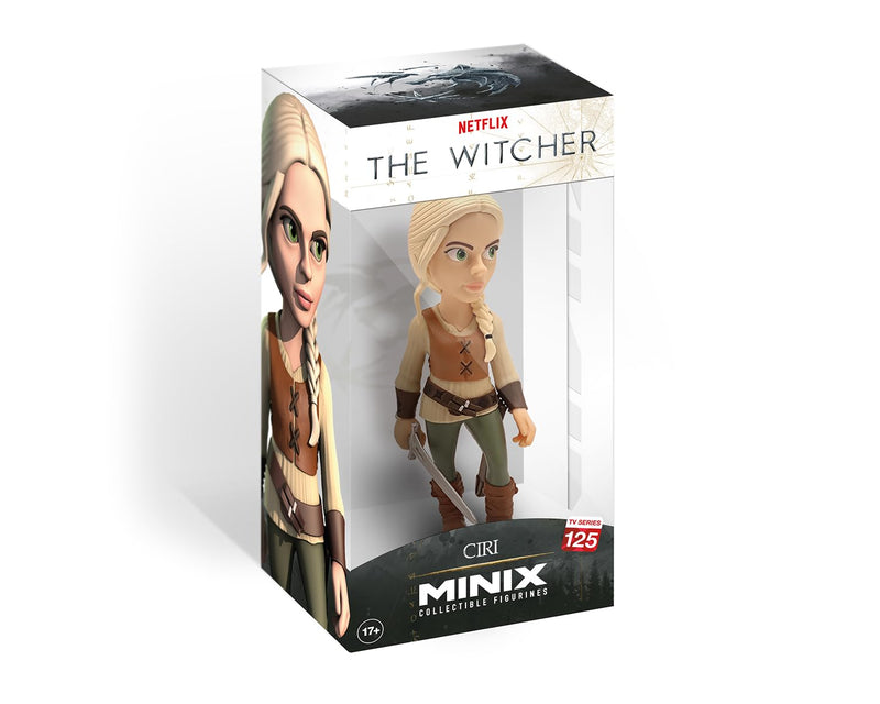 MINIX Bandai The Witcher Princess Ciri Model | Collectable Ciri Of Cintra The Witcher Figure | Bandai The Witcher Toys Range | Collect Your Favourite Witcher Figures | The Witcher Merchandise