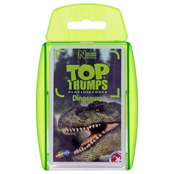 Natural History Museum Dinosaur Top Trumps – Card Game For Kids - Kids Quiz - Dinosaur Game - Ages 3+ - Museum Approved