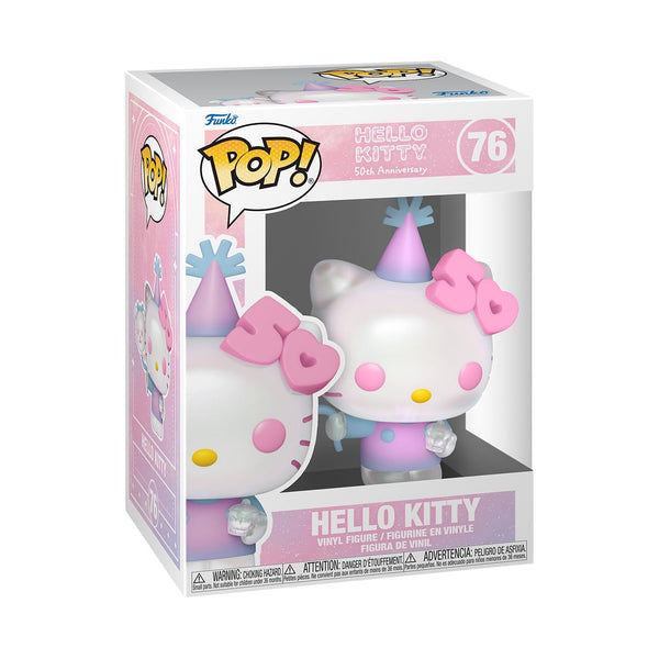 Funko Pop! Sanrio: Hello Kitty 50th - Hello Kitty With Balloons - Collectable Vinyl Figure - Gift Idea - Official Merchandise - Toys for Kids & Adults - Anime Fans - Model Figure for Collectors