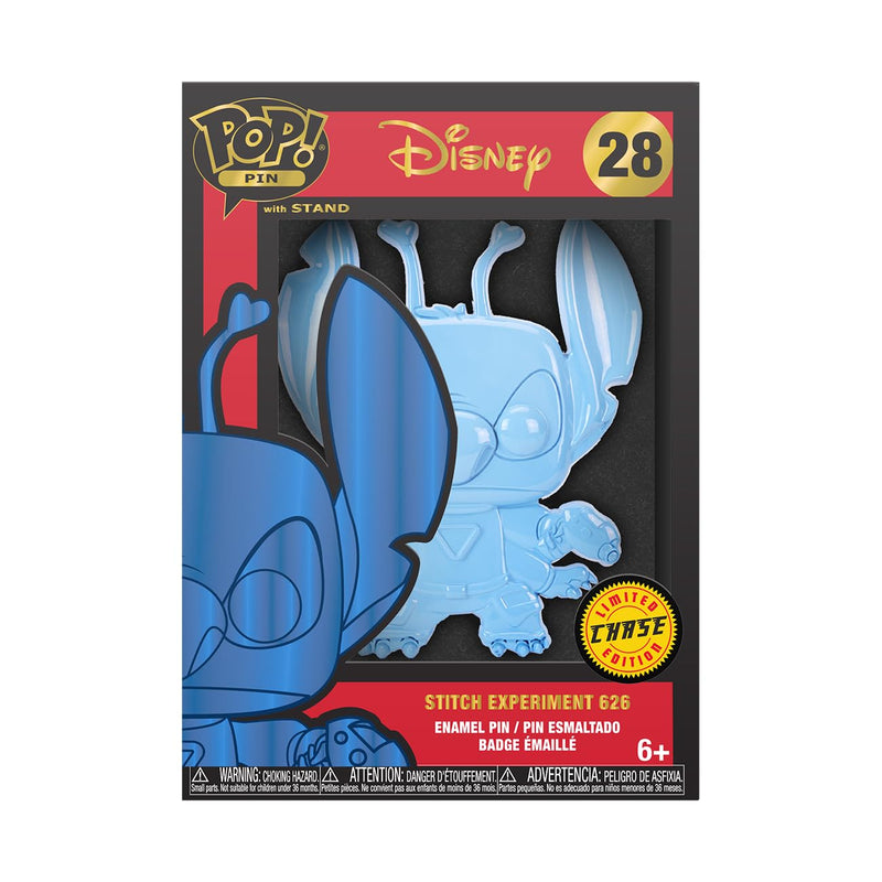 Funko Large Pop! Enamel Pin - Disney: Lilo and Stitch - Stich Experiment - Disney: Lilo & Stitch Enamel Pins - Cute Collectable Novelty Brooch - for Backpacks & Bags - Gift Idea