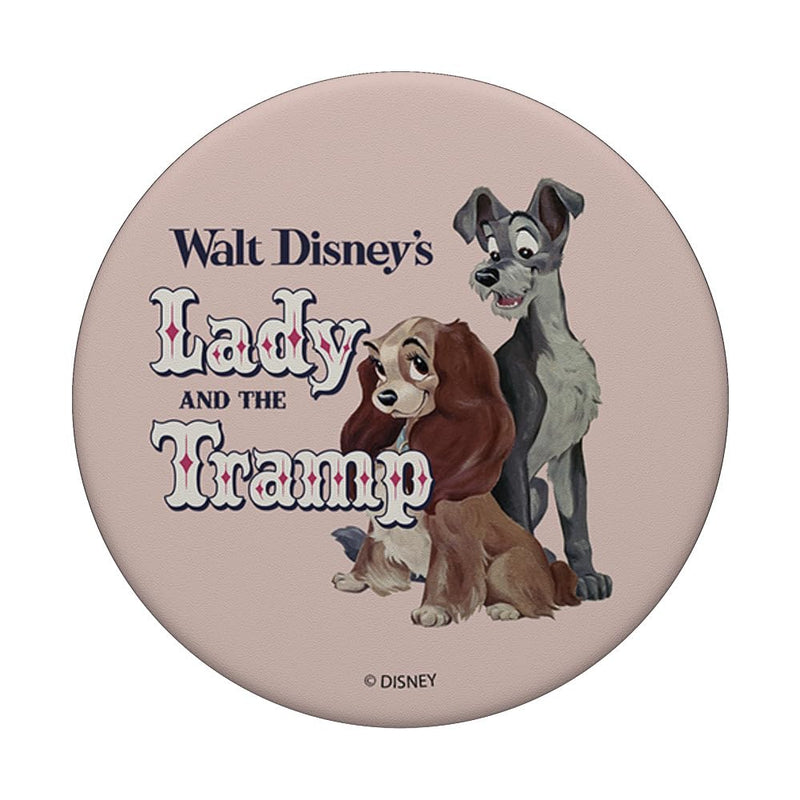 Disney Lady and the Tramp Logo PopSockets Swappable PopGrip