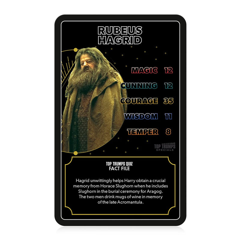 Top Trumps Harry Potter Heroes of Hogwarts Specials Card Game, play with Harry, Ron, Hermione, Dumbledore, McGonagall, Snape and Slughorn, educational gifts and Toys for Boys and Girls Aged 6 plus