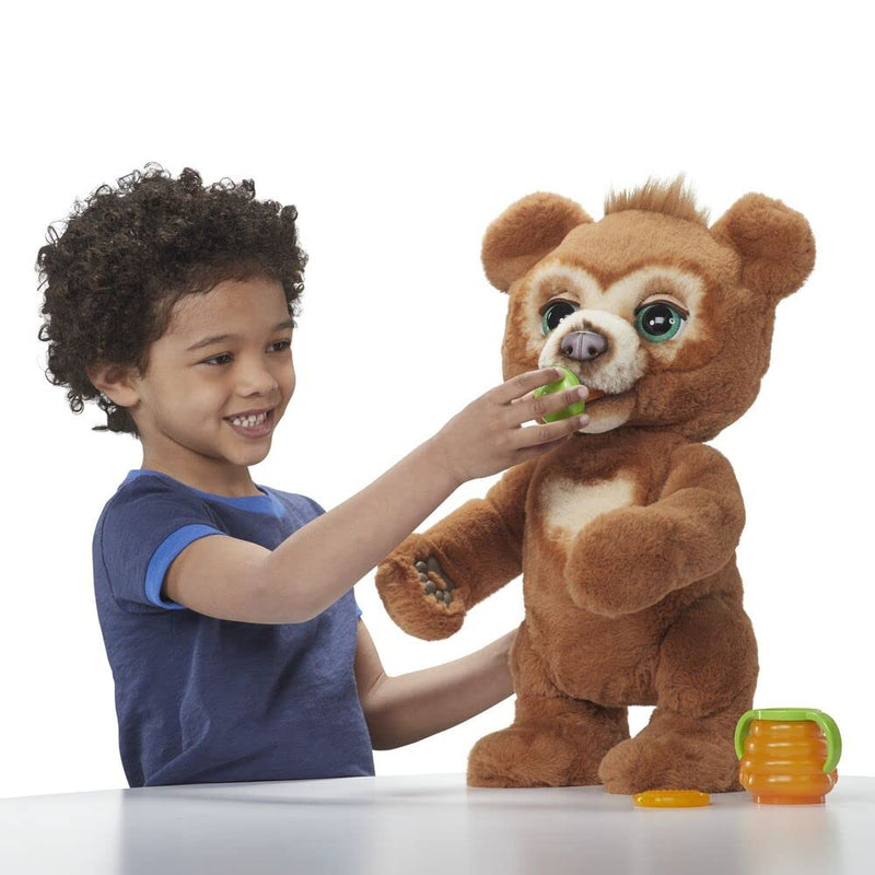 FurReal Hasbro E4591EP5 Friends Cubby The Curious Bear Interactive Plush Toy, Ages 4 And Up, Multicolor