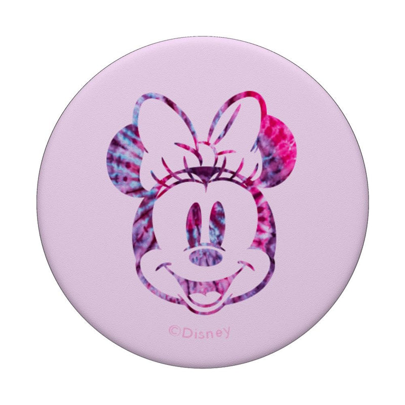 Disney Minnie Mouse Pink Tie Dye PopSockets Swappable PopGrip