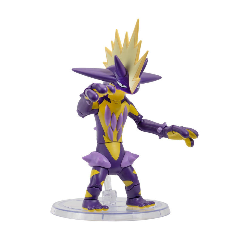 Pokémon Select Toxtricity (Amped) - 6-Inch Super-Articulated Figure with Over 15 Points of Articulation Select Series