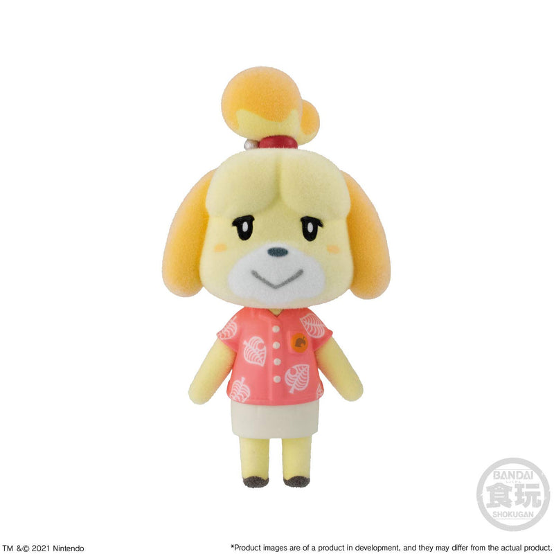 Bandai Shokugan - Animal Crossing: New Horizons Villager Flocked Doll Collection Figure 7pc Gift Set