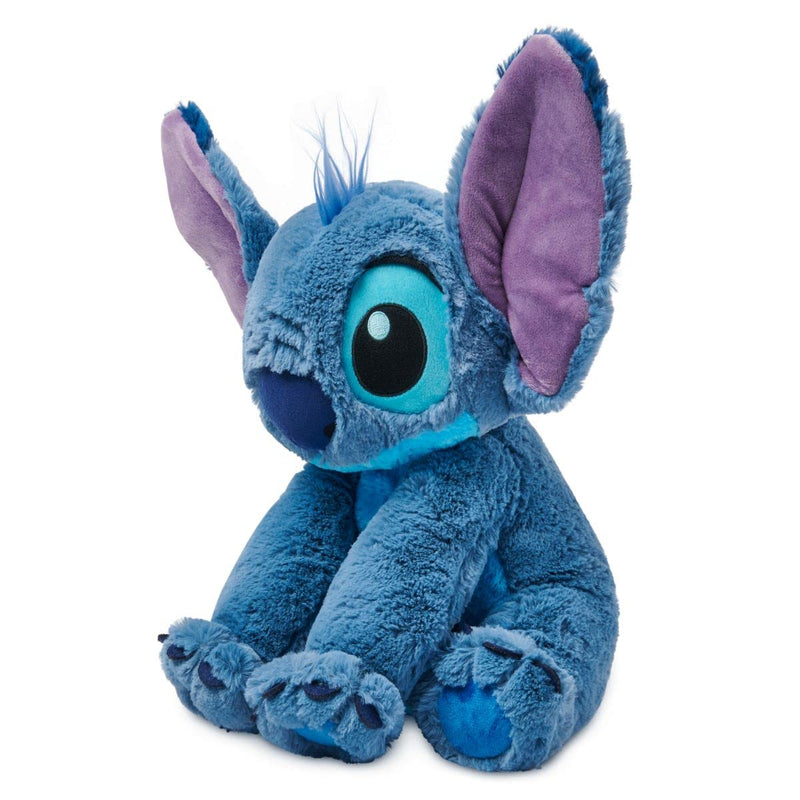 Disney Store Stitch Plush Soft Toy, Medium 15 3/4 inches, Lilo and Stitch, Cuddly Alien Soft Toy with Big Floppy Ears and Fuzzy Texture, Suitable for All Ages, Multicolored