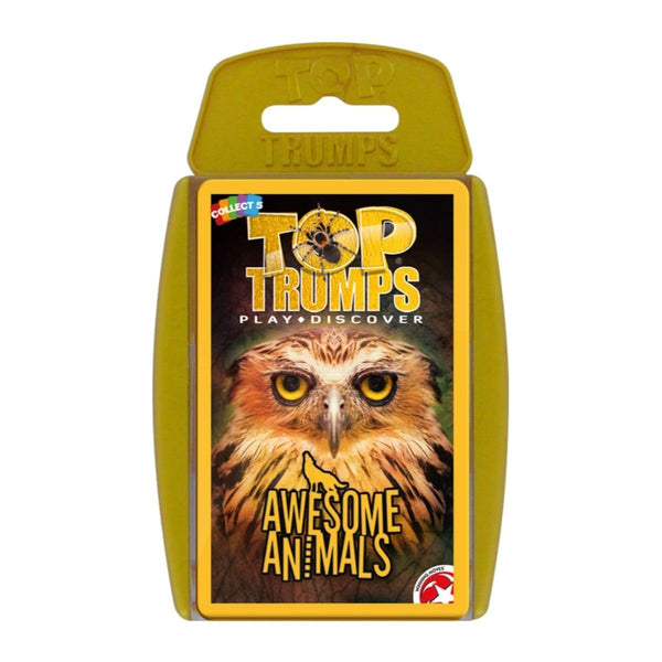 Awesome Animals Top Trumps Card Game