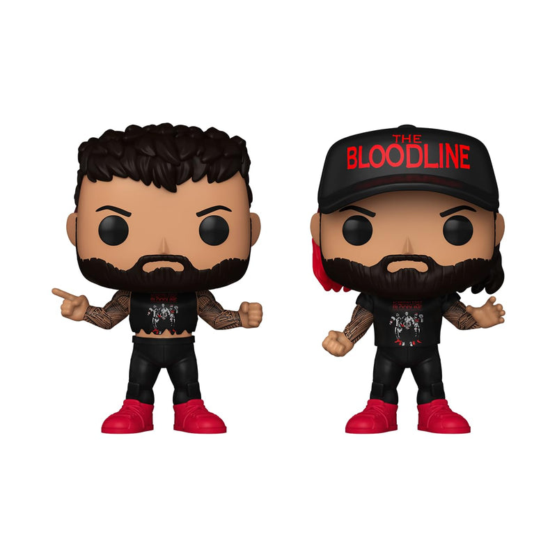 Funko POP! WWE: Jey Uso - (Uso Bros) Brothers 2PK - Collectable Vinyl Figure - Gift Idea - Official Merchandise - Toys for Kids & Adults - Sports Fans - Model Figure for Collectors and Display