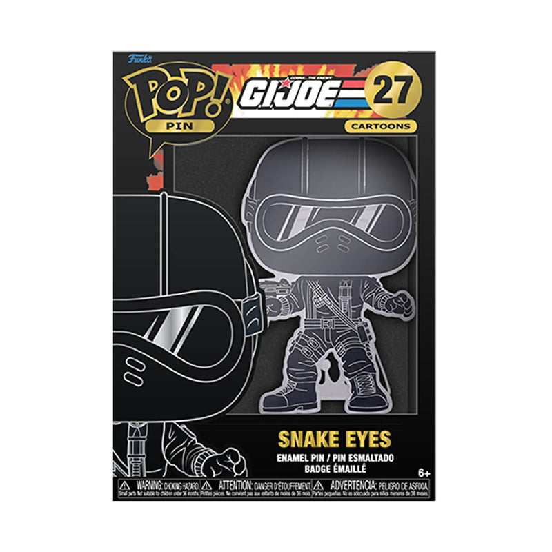 Funko Pop! Large Enamel Pin Gi Joe: Storm Shadow - G.I. Joe Enamel Pins - Cute Collectable Novelty Brooch - for Backpacks & Bags - Gift Idea - Official Merchandise - TV Fans