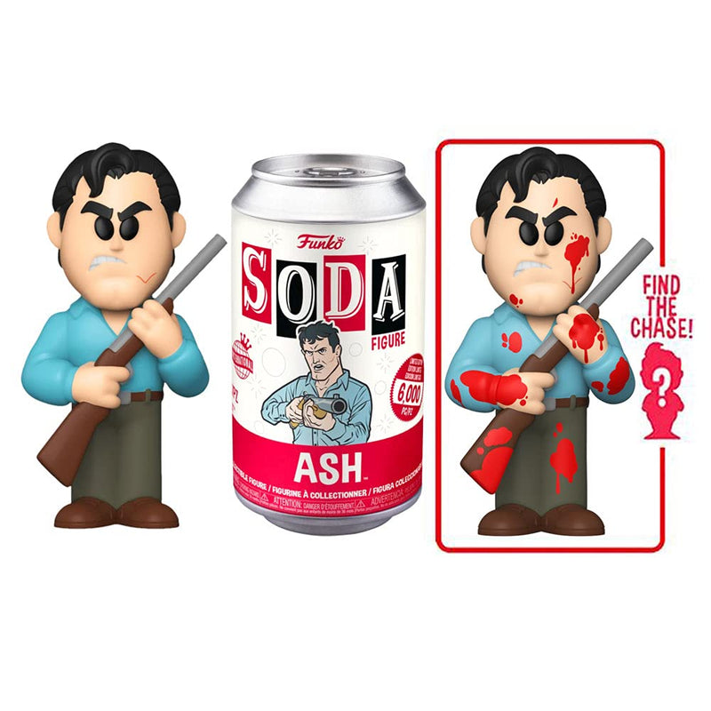 Funko Vinyl SODA: Evil Dead - Ash - Bloody Chase - (Styles May Vary) - Collectable Vinyl Figure - Gift Idea - Official Merchandise - Toys for Kids & Adults - Movies Fans - Model Figure for Collectors