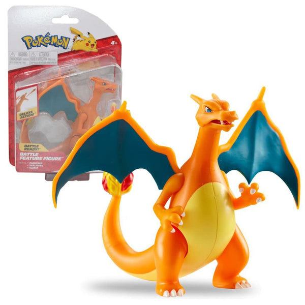 Pokemon Selection Battle Feature Figures Movable Deluxe Action Play Figure, Play Figure:Charizard