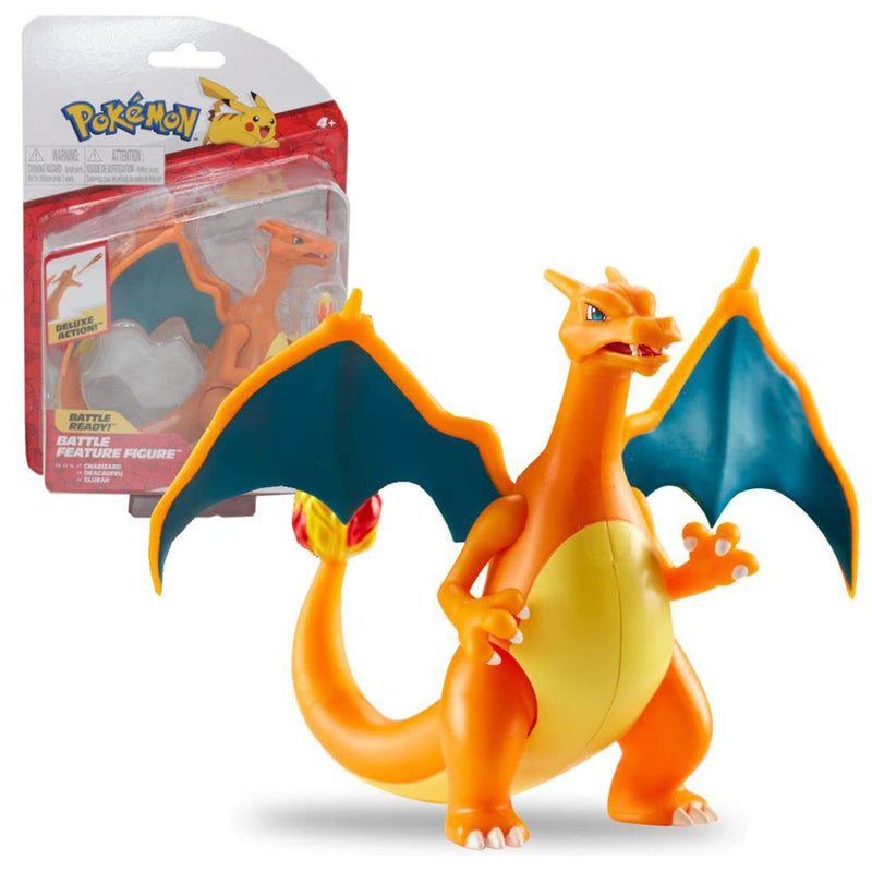 Pokemon Selection Battle Feature Figures Movable Deluxe Action Play Figure, Play Figure:Charizard