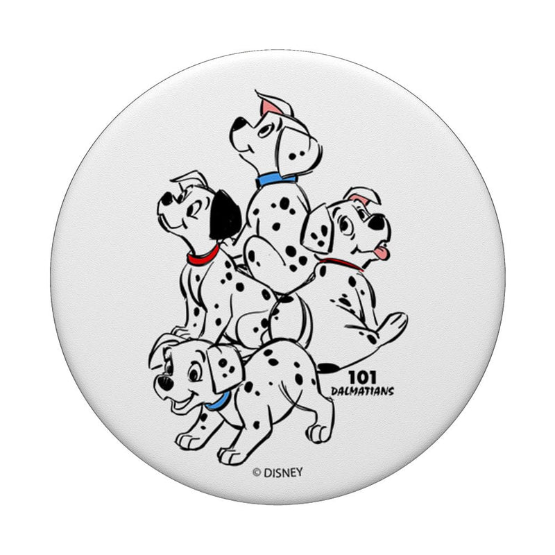 Disney 101 Dalmatians Big Pups Group Shot PopSockets Swappable PopGrip