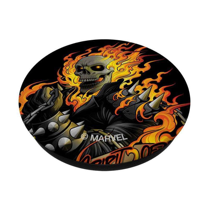 Marvel Ghost Rider Spirit of Vengeance Flaming Skull PopSockets Swappable PopGrip