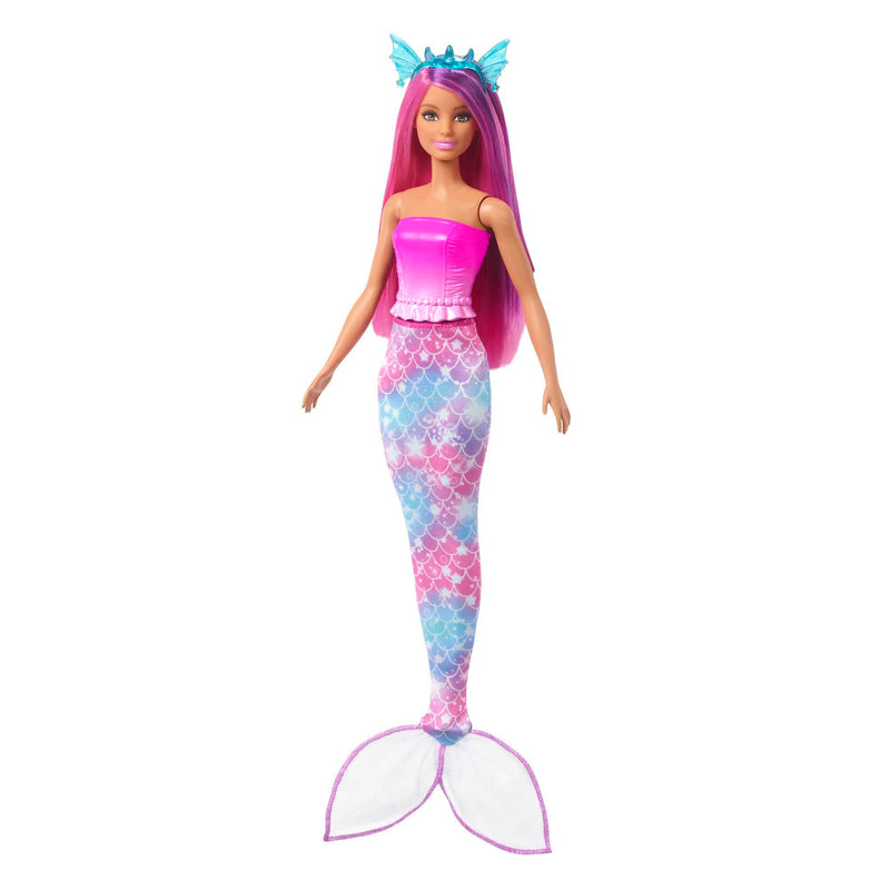 Barbie Doll, Mermaid Toys, Barbie Clothes and Accessories, Fantasy Dress-Up Set, Baby Unicorn and Dragon Pets, HLC28