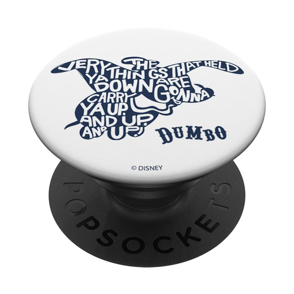 Disney Dumbo Up and Up Text Fill PopSockets Swappable PopGrip