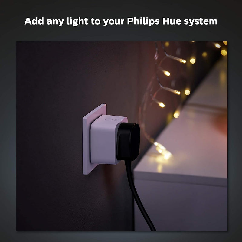 Philips Hue Smart Plug for Smart Home Automation. Works with Alexa, Google Assistant and Apple Homekit, White