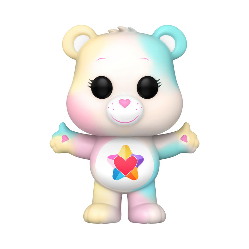 Funko POP! Animation: CB40- True Heart Bear - Translucent CH - Care Bears - Collectable Vinyl Figure - Gift Idea - Official Merchandise - Toys for Kids & Adults - TV Fans