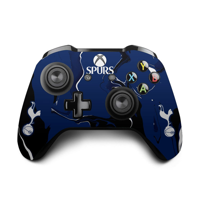 Head Case Designs Officially Licensed Tottenham Hotspur F.C. Marble Logo Art Vinyl Sticker Gaming Skin Decal Cover Compatible With Xbox One X Console and Controller Bundle