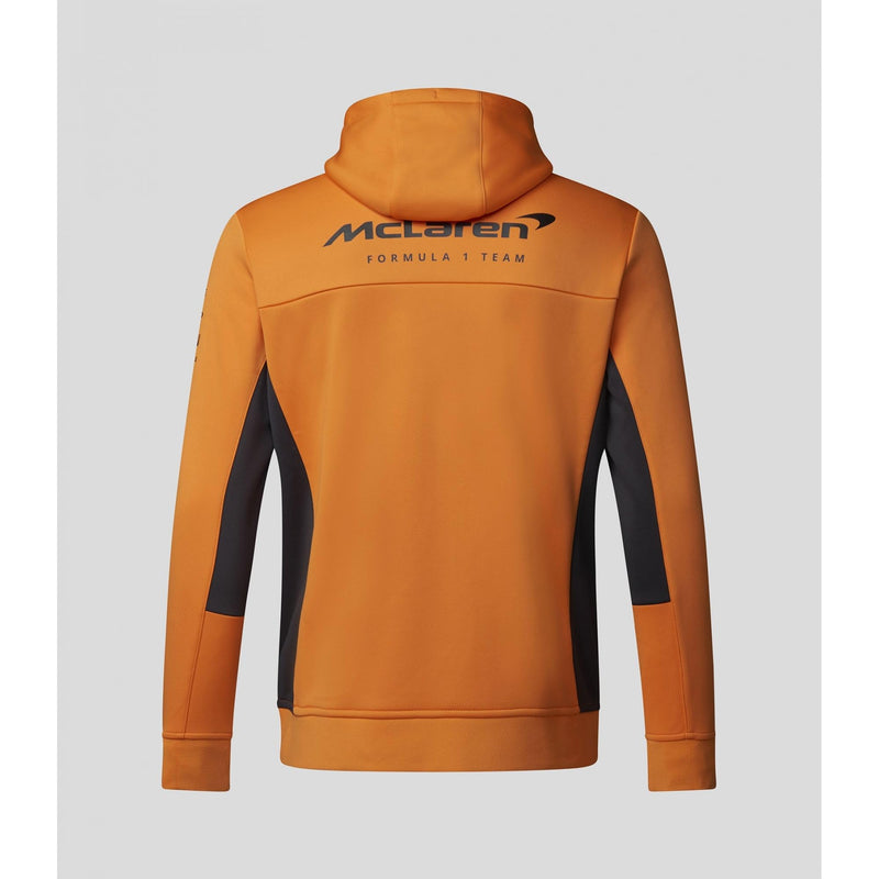 McLaren Formula One Team - Official 2023 Formula 1 Merchandise - Replica Team Hooded Sweat Shirt/Hoody - Papaya/Phantom - Unisex (L) (TU2614)