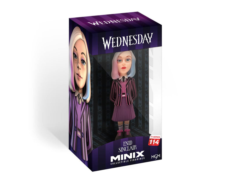 MINIX Bandai Enid Sinclair Model | Collectable Enid Figure From The Wednesday TV Series | Bandai Wednesday Toys Range | Collect Your Favourite Wednesday Figures From The Series